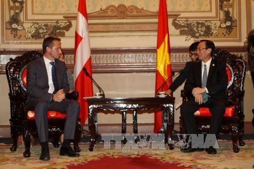 Dänischer Außenminister zu Gast in Ho Chi Minh Stadt - ảnh 1